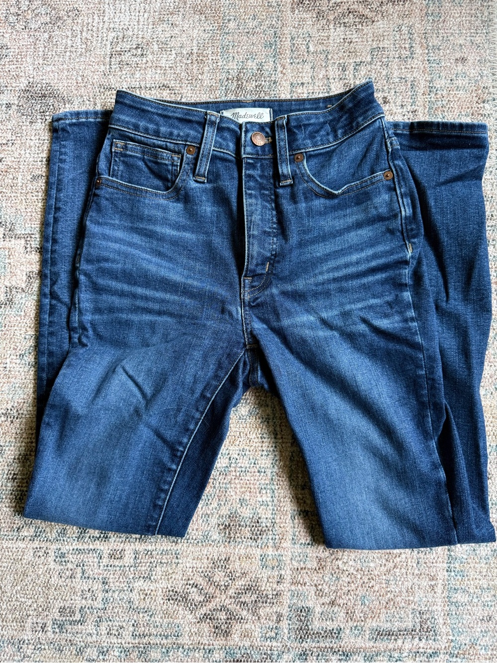 Madewell curvy high rise skinny jeans